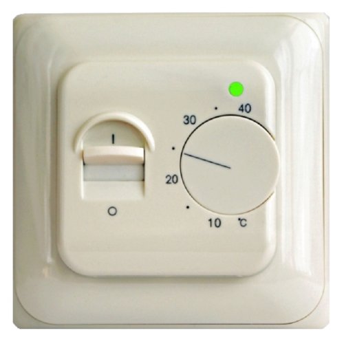 Терморегулятор механический RTC 70.26 3.6кВт 16А бежевый фото Терморегулятор механический RTC 70.26 3.6кВт 16А бежевый картинка